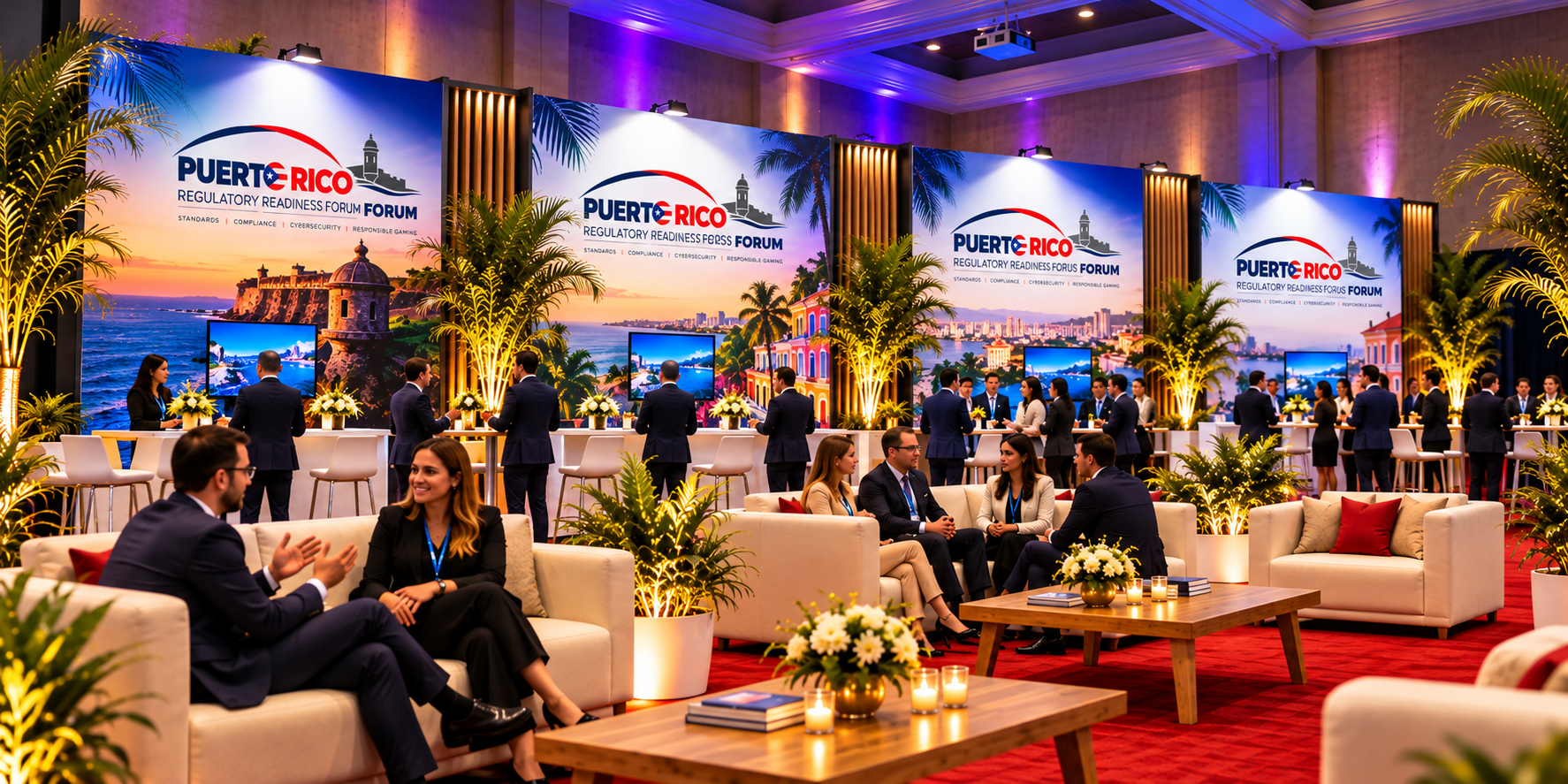 Networking lounge